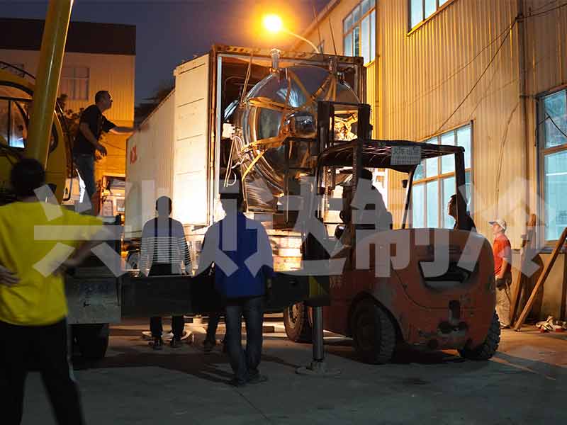 India freeze-dried rice production project using SDG350 10㎡ freeze dryer