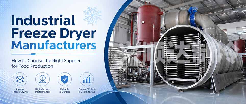 Industrial freeze dryer manufacturers for food production