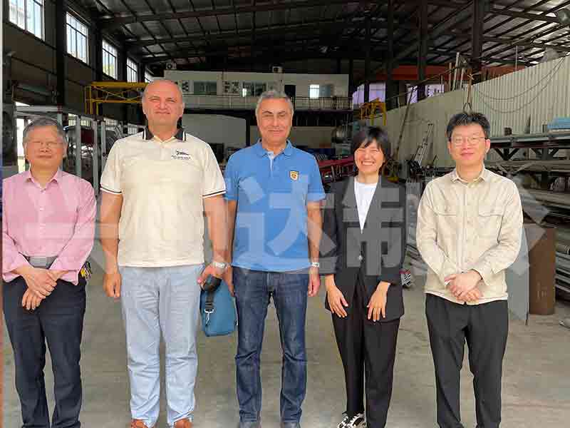 Algeria fruit freeze drying customer visit at factory