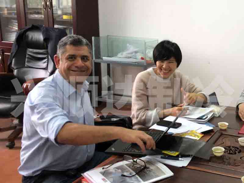 Egypt fruit freeze drying customer meeting