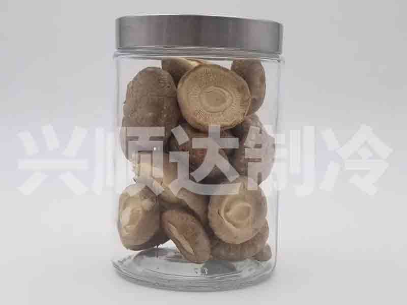 Freeze dried shiitake mushroom samples