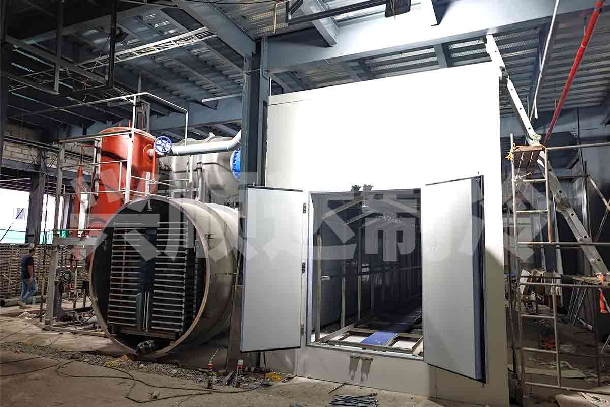 Freeze dryer installation process at customer site