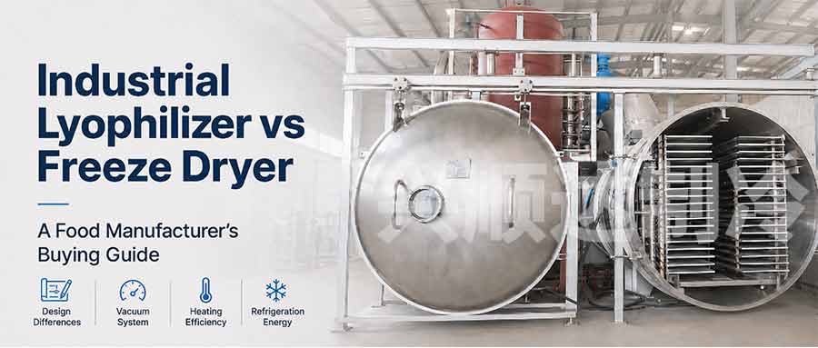 Industrial lyophilizer vs freeze dryer buying guide for food manufacturers