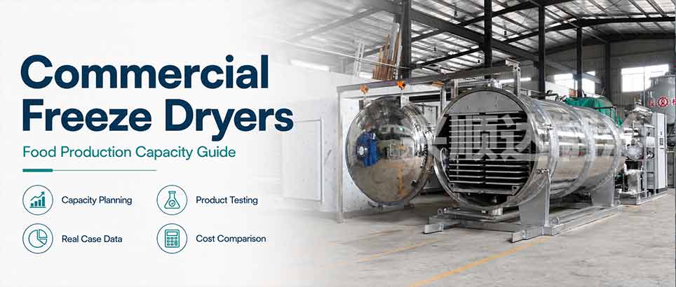 Commercial freeze dryers for food production capacity planning