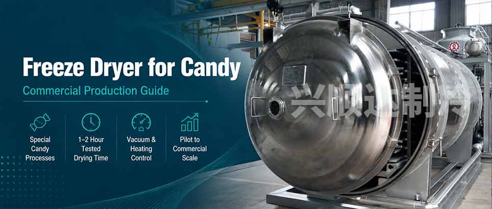 Freeze dryer for candy commercial production guide industrial freeze dryer machine