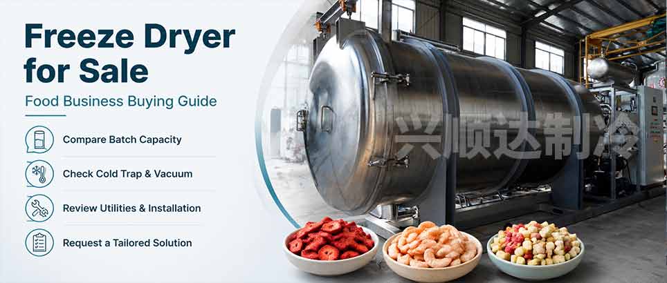 Freeze dryer for sale for food business buying guide with commercial food samples