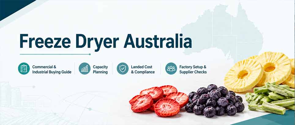 Freeze Dryer Australia commercial and industrial buying guide with capacity planning and compliance highlights