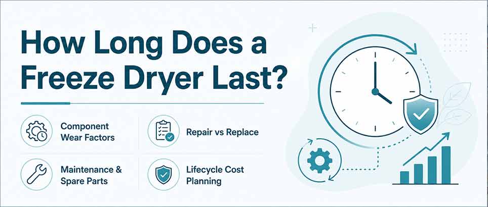 How long does a freeze dryer last commercial and industrial lifecycle guide header image