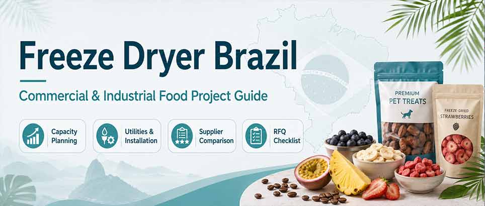 Freeze Dryer Brazil commercial and industrial food project guide with capacity planning, utilities and installation, supplier comparison, and RFQ checklist